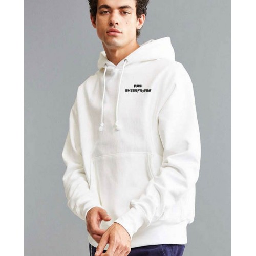 Customizable White Pullover Hoodie